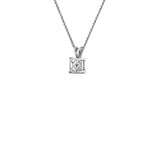 Load image into Gallery viewer, 0.25 Ctw To 1 Ctw Asscher Lab Diamond Solitaire Pendant For Women 14K Gold
