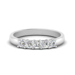 Load image into Gallery viewer, Five Stone Asscher Cut Lab Diamond Ring 14K Gold
