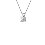 Load image into Gallery viewer, 0.25 Ctw To 1 Ctw Asscher Lab Diamond Solitaire Pendant For Women 14K Gold
