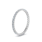 Load image into Gallery viewer, 0.50 To 5 Ctw Eternity Lab Diamond Round Ring For Women 14K Gold
