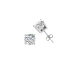 Load image into Gallery viewer, 0.50 To 5 Carat Cushion Cut Lab Created Diamond Stud Earring 14K Gold
