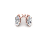 Load image into Gallery viewer, 0.50 To 5 Carat Marquise Cut Lab Created Diamond Stud Earring 14K Gold
