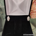 Load image into Gallery viewer, 0.50 To 5 Carat Marquise Lab Created Diamond Stud Earring 14K Gold
