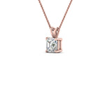 Load image into Gallery viewer, 0.25 Ctw To 1 Ctw Asscher Lab Diamond Solitaire Pendant For Women 14K Gold
