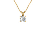 Load image into Gallery viewer, 0.25 Ctw To 1 Ctw Asscher Lab Diamond Solitaire Pendant For Women 14K Gold
