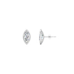 Load image into Gallery viewer, 0.50 To 5 Carat Lab Diamond Marquise Stud Bezel Set Earring For Women 14K Gold
