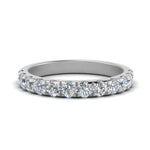 Load image into Gallery viewer, Half Eternity Scalloped Lab Diamond Ring 14K Gold
