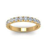 Load image into Gallery viewer, Half Eternity Scalloped Lab Diamond Ring 14K Gold
