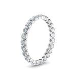 Load image into Gallery viewer, 0.50 To 5 Carat Lab Diamond Single Prong Wedding Eternity Ring
