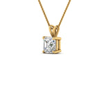 Load image into Gallery viewer, 0.25 Ctw To 1 Ctw Asscher Lab Diamond Solitaire Pendant For Women 14K Gold
