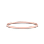 Load image into Gallery viewer, Comfort Fit Light Weight Flat Stacking Mens Band In 14K Rose Gold | Cuts &amp; Carat
