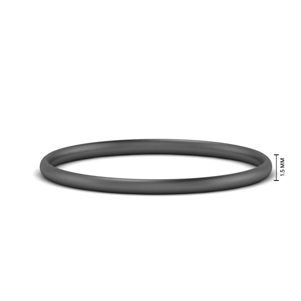 1 MM To 6 MM Comfort Fit Plain Wedding Band 14K Gold