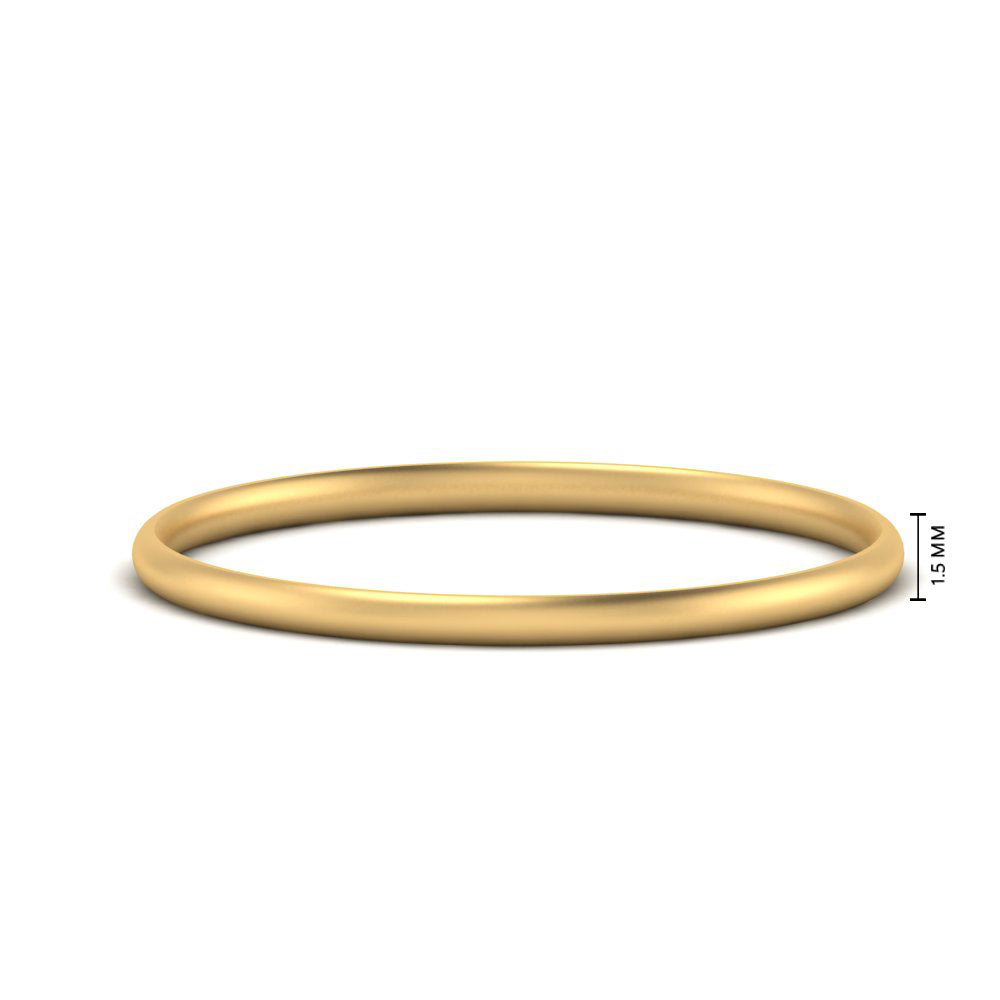 Comfort Fit Gold Wedding Band 14K Gold