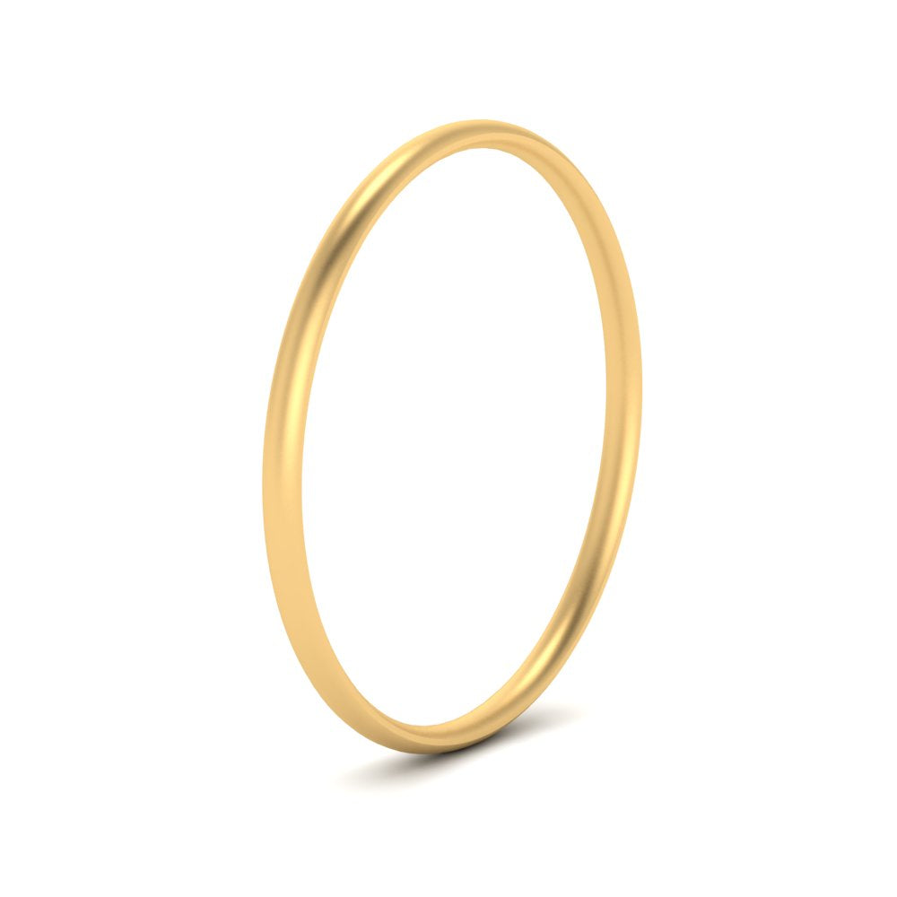 Comfort Fit Gold Wedding Band 14K Gold