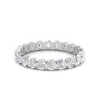 Load image into Gallery viewer, 0.50 To 5 Carat Lab Diamond Single Prong Wedding Eternity Ring
