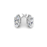 Load image into Gallery viewer, 0.50 To 5 Carat Marquise Lab Created Diamond Stud Earring 14K Gold
