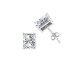 Load image into Gallery viewer, 1/2 To 4 Carat Radiant Cut Lab Created Diamond Women Stud Earring 14K Gold
