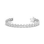 Load image into Gallery viewer, 2.50 To 12 Carat Lab Diamond Bezel Set Tennis Bracelet 14K Gold
