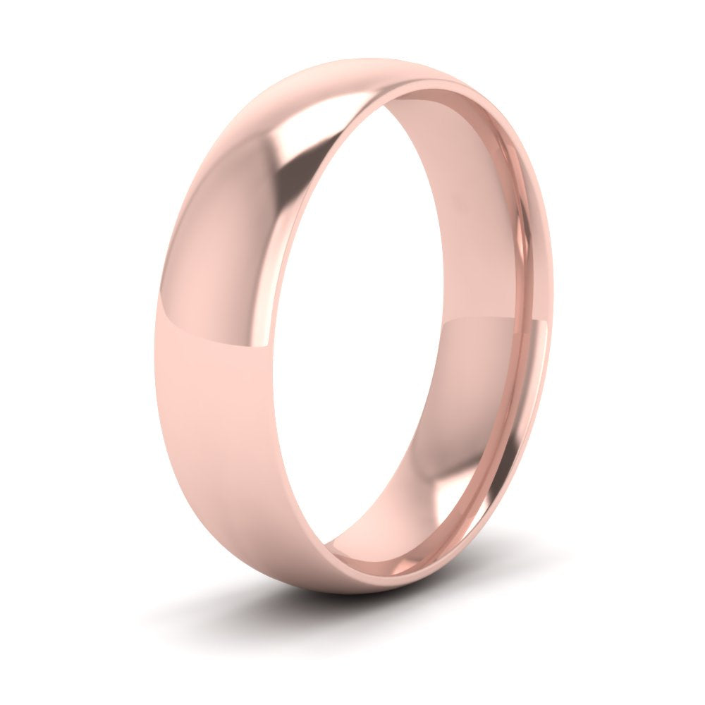 12 MM Classic Comfort Mens Wedding Band In 14k Rose Gold | Cuts & Carat