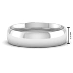 Load image into Gallery viewer, 12 MM Classic Comfort Mens Wedding Band In 14k White Gold | Cuts &amp; Carat
