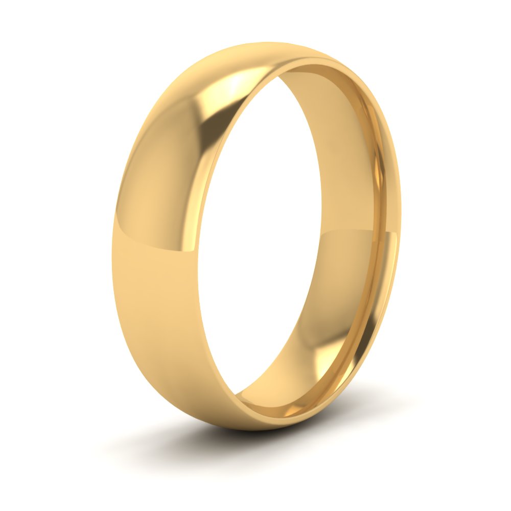 12 MM Classic Comfort Mens Wedding Band In 14k Yellow Gold | Cuts & Carat