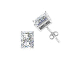 Load image into Gallery viewer, 1/2 To 4 Carat Radiant Cut Lab Created Diamond Women Stud Earring 14K Gold
