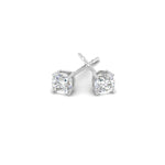 Load image into Gallery viewer, 0.50 To 5 Carat Cushion Cut Lab Created Diamond Stud Earring 14K Gold
