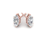 Load image into Gallery viewer, 0.50 To 5 Carat Marquise Lab Created Diamond Stud Earring 14K Gold
