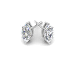 Load image into Gallery viewer, 0.50 To 5 Carat Marquise Lab Created Diamond Stud Earring 14K Gold
