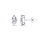 Load image into Gallery viewer, 0.50 To 5 Carat Marquise Lab Created Diamond Stud Earring 14K Gold
