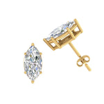 Load image into Gallery viewer, 0.50 To 5 Carat Marquise Lab Created Diamond Stud Earring 14K Gold
