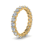 Load image into Gallery viewer, 0.50 To 5 Carat Lab Diamond Round Eternity Ring For Women 14K Gold
