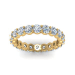 Load image into Gallery viewer, 0.50 To 5 Carat Lab Diamond Round Eternity Ring For Women 14K Gold
