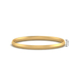 Load image into Gallery viewer, 2 MM Comfort Fit Knife Edge Stack Mens Band In 14k Yellow Gold | Cuts &amp; Carat
