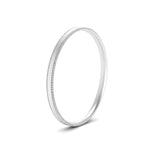 Load image into Gallery viewer, 2 MM Flat Stack Stepped Edge Comfort Fit Mens Wedding Band 14K White Gold | Cuts &amp; Carat
