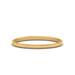 Load image into Gallery viewer, Flat Milgrain Stackable Mens Wedding Band In 14K Yellow Gold | Cuts &amp; Carat
