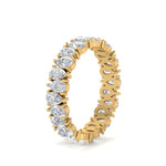 Load image into Gallery viewer, 2.50 To 5 Carat Lab Diamond Teardrop Eternity Band 14K Gold
