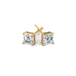 Load image into Gallery viewer, 1/2-5 Carat Asscher Cut Lab Created Diamond Stud Earring 14K Gold
