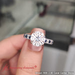 Load image into Gallery viewer, 3 Ct. Round Cut Lab Diamond Antique Engagement Ring
