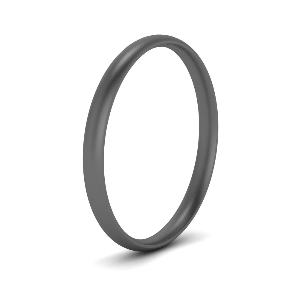 1 MM To 6 MM Comfort Fit Plain Wedding Band 14K Gold