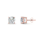 Load image into Gallery viewer, 0.50 To 5 Carat Cushion Cut Lab Created Diamond Stud Earring 14K Gold
