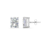 Load image into Gallery viewer, 1/2 To 4 Carat Radiant Cut Lab Created Diamond Women Stud Earring 14K Gold
