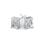 Load image into Gallery viewer, 1/2 To 4 Carat Radiant Cut Lab Created Diamond Women Stud Earring 14K Gold
