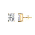 Load image into Gallery viewer, 1/2 To 4 Carat Radiant Cut Lab Created Diamond Women Stud Earring 14K Gold
