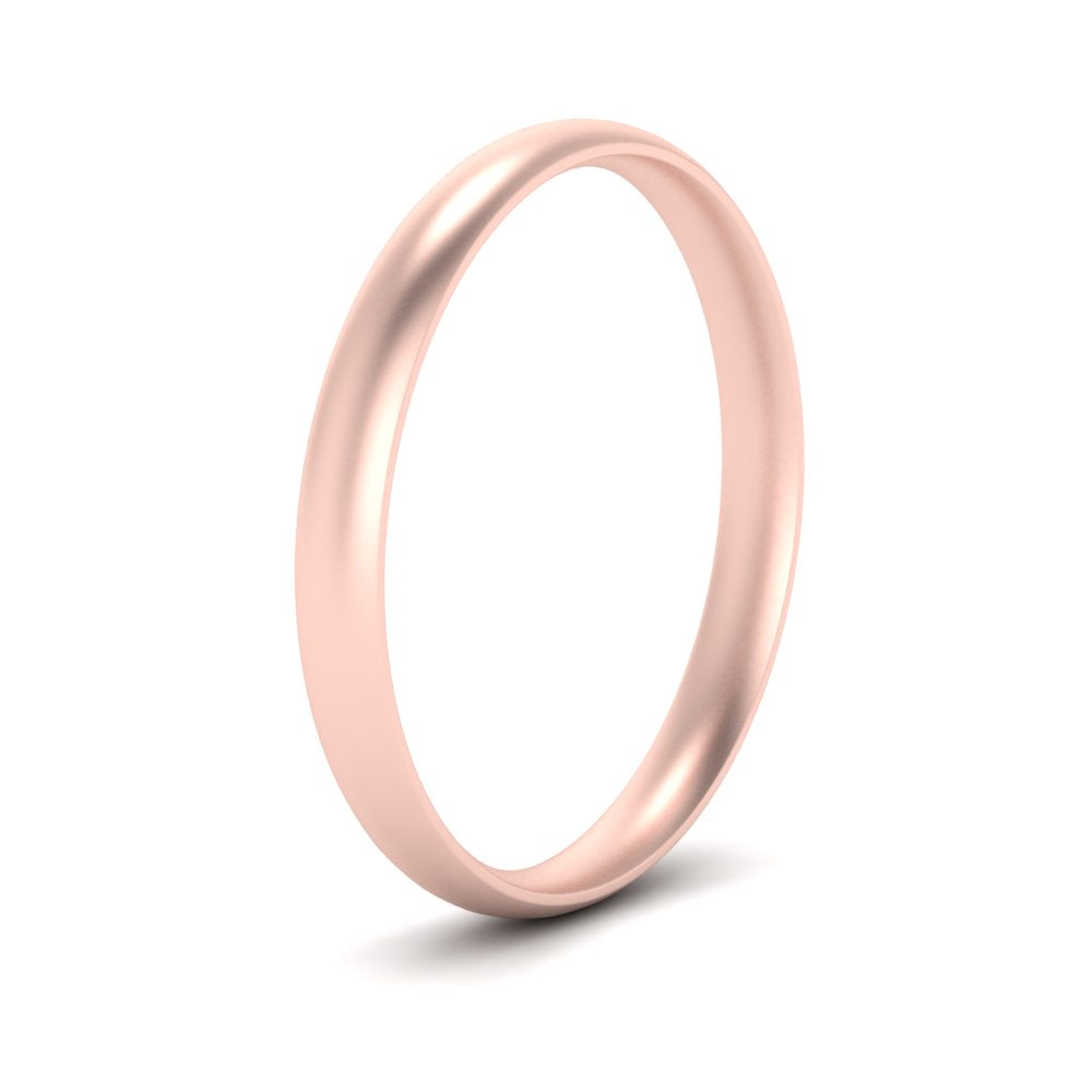 1 MM To 6 MM Comfort Fit Plain Wedding Band 14K Gold