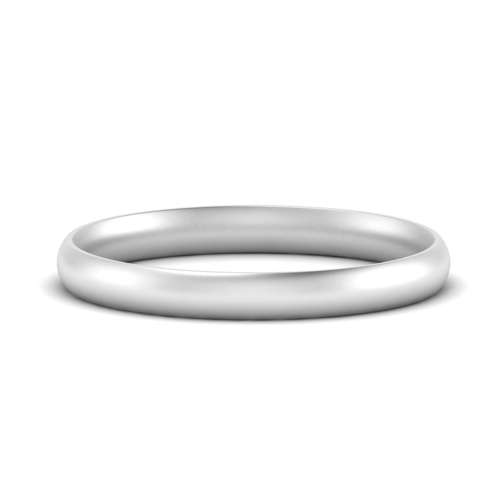 1 MM To 6 MM Comfort Fit Plain Wedding Band 14K Gold