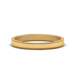 Load image into Gallery viewer, Flat Milgrain Stackable Mens Wedding Band In 14K Yellow Gold | Cuts &amp; Carat
