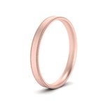 Load image into Gallery viewer, 4 MM Flat Stack Stepped Edge Comfort Fit Mens Wedding Band 14K Rose Gold | Cuts &amp; Carat
