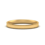 Load image into Gallery viewer, 4 MM Flat Stack Stepped Edge Comfort Fit Mens Wedding Band 14K Yellow Gold | Cuts &amp; Carat
