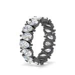 Load image into Gallery viewer, 2.50 To 5 Carat Lab Diamond Teardrop Eternity Band 14K Gold
